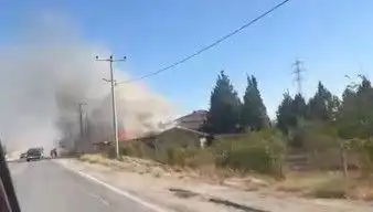 Bursa Fabrikasında Çıkan Yangın, Sıcak Saatler Yaşattı