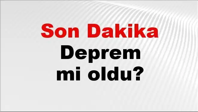 Tekirdağ'da Son Dakika Deprem Gelişmeleri: Nerede ve Ne Şiddette?