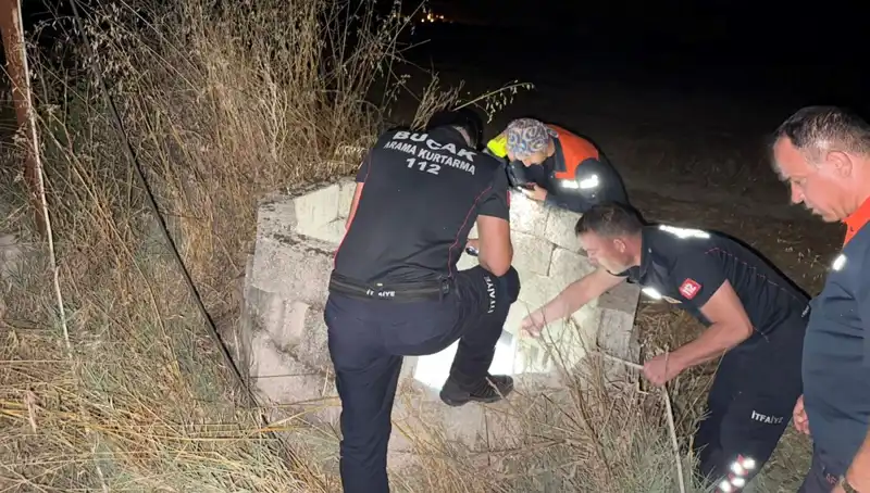 Burdur'da Kuyuya Düşen Kedi, İtfaiye Ekipleri Tarafından Kurtarıldı