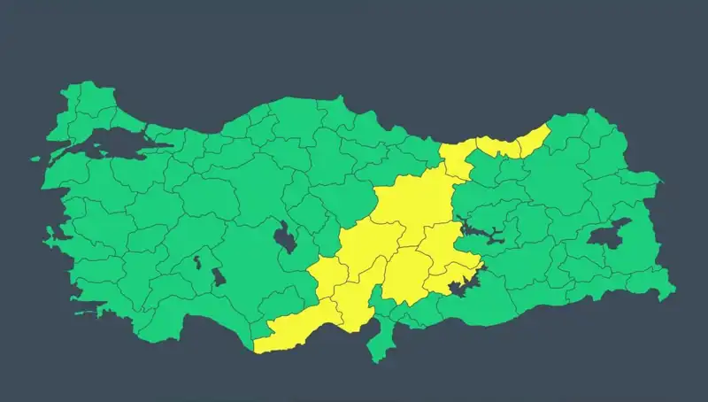 11 İlde Dev Fırtına ve Sağanak Yağış Uyarısı Yayınlandı!