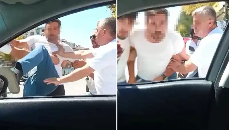 Trafikte İnanılmaz Olay: Dolmuş Şoförü Güvenliği Tehdit Etti